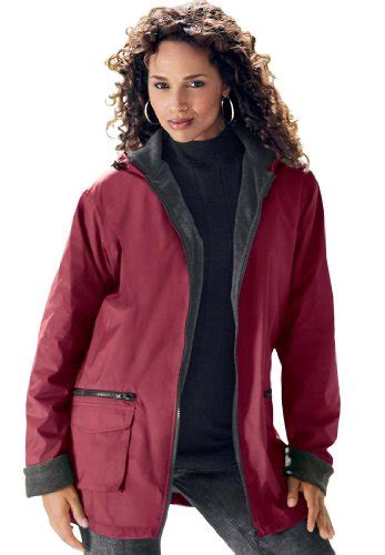 Roamans Plus Size Hooded Nylon Jacket Garnet1x Mkwheel204 — Livejournal