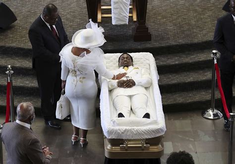 Mourners Pay Respects To Rayshard Brooks At Public Viewing In Atlanta