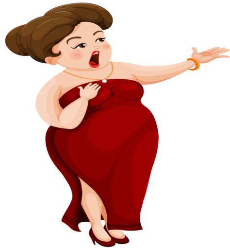 Royalty Free Fat Lady Singing Clip Art Vector Images And Illustrations