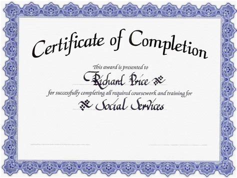 Present a certificate of excellence to an exemplary student or award the best halloween. Generic-Certificate-of-Completion official-example-pdf
