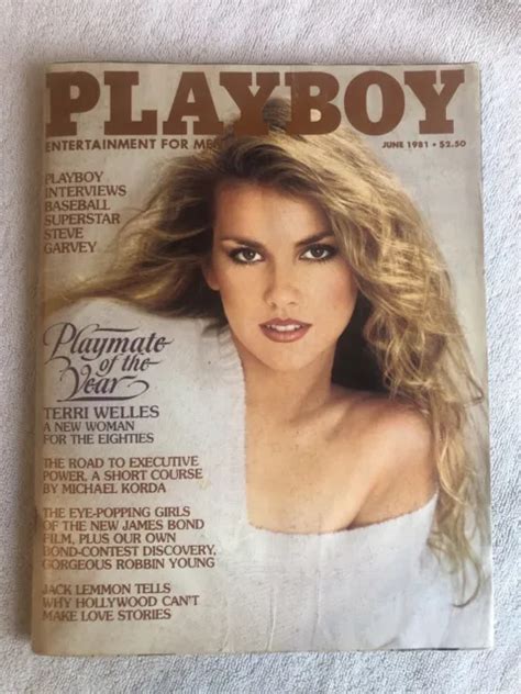Vintage Playboy Magazine June Terri Welles Playmate Of The Year