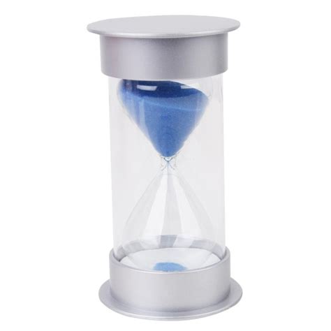 30 Minutes Sand Clock Timer Sandglass Hourglass Home Decor Blue In