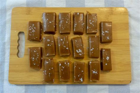 Chewy Salted Caramel Recipe Without Corn Syrup No Frills Kitchen