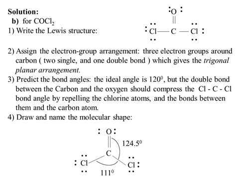 Cocl Lewis Structure Bond Angle Draw Easy