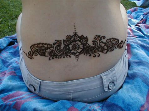 Henna Designs For Lower Back Pin Large Lower Back Tattoos For Women On