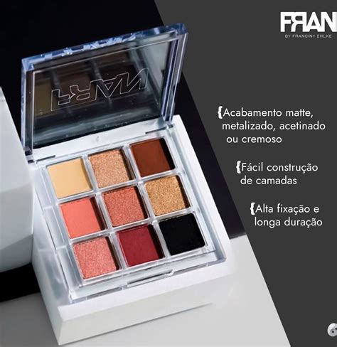 Paleta Sombras Fran By Franciny Ehlke Nine Essentials Beautybox
