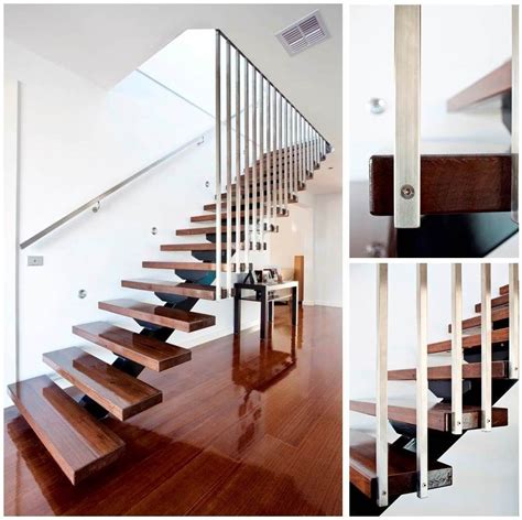 Modern Open Tread Staircase Sync Design Melbourne Beach House