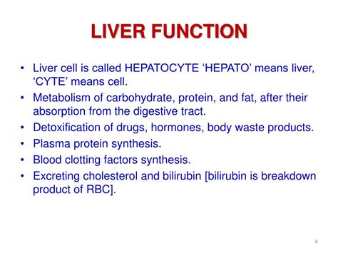 Ppt Liver And Bile Secretion Powerpoint Presentation Free Download
