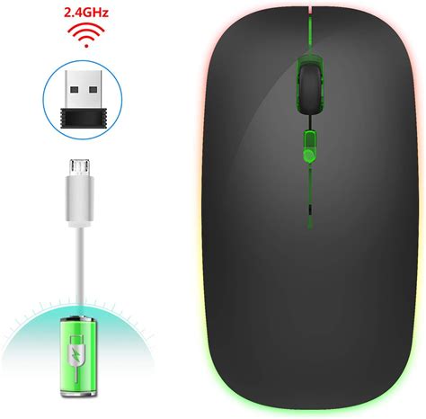 M40 Colorful Wireless Mouse 24g Cordless Mice With Uk