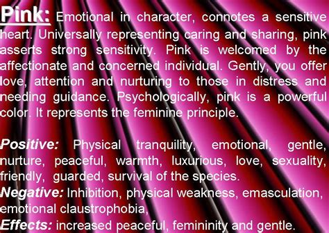 Pink Color Psychology Pink Meaning And Personality