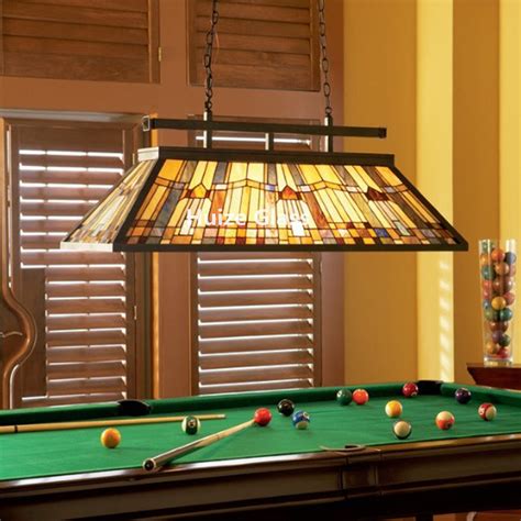 Tiffany Billiard Lights Stained Glass Hanging Pool Table Lamp Tb