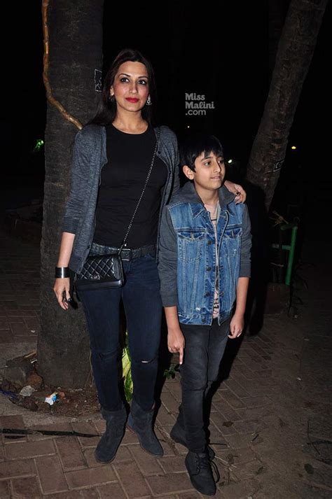 So Cute Sonali Bendre And Her Son Wore Matching Outfits Missmalini