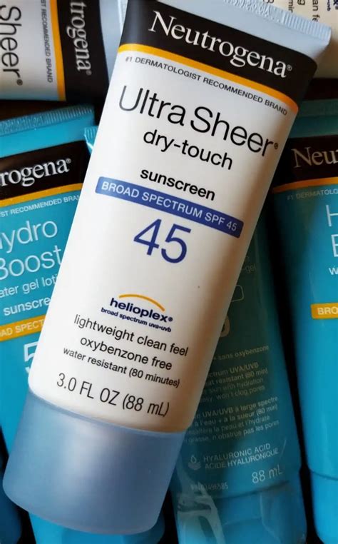 Neutrogena Ultra Sheer Dry Touch Sunscreen Lotion Spf 45 3 Fl Oz 88