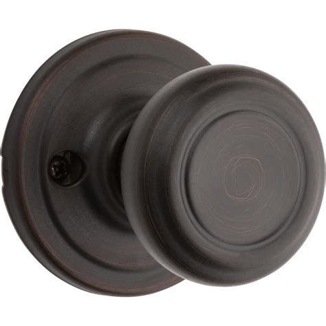 Kwikset Cameron Venetian Bronze Dummy Door Knob At