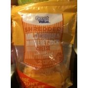 Sharp cheddar cheese crisps & colby and monterey jack cheese cubes. Great Value Shredded Mild Cheddar And Monterey Jack Cheese ...