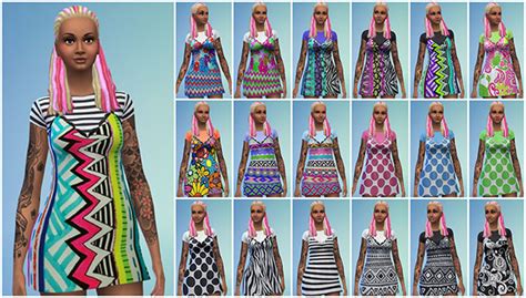 Mini Vestido Sobreposto Sims 4 Cc Base Game Todasims