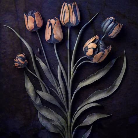 Tulip Bunches By Darcyie By Darcyie On Deviantart
