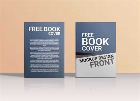 Free Book Hardcover Front And Backside Mockup Psd Good Mockups