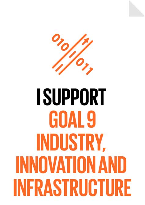 I Support Goal 9 Industry Innovation And Infrastructure Innovation