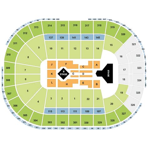 Td Garden Seating Chart With Row Numbers