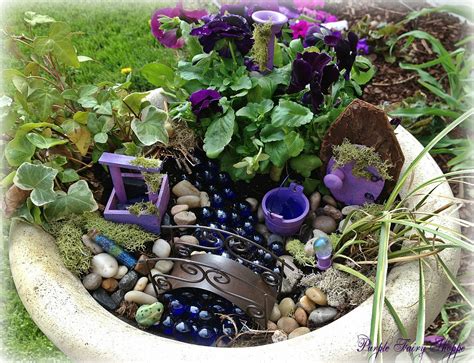 Fairy garden is the solution for you. Studio Create: The Purple Fairy Shoppe is open!