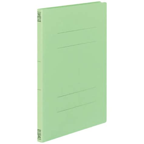 UCHIDASウチダスフラットファイルV A4－S 緑 ×10: 文具・事務用品