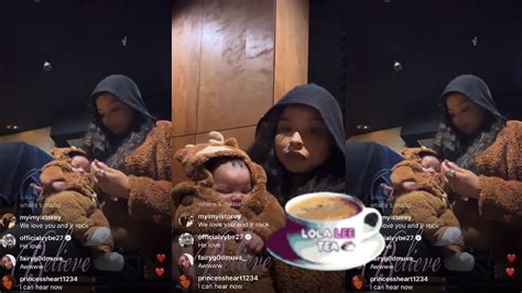 Chriseanrock And Her Newborn Ig Live Both Wearing Matching Outfits 11