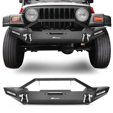 Nilight Jk 55a Front Compatible For 87 06 Jeep Wrangler Tj And Yj Rock