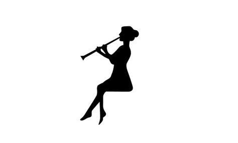Girl Playing Clarinet Classical Music Light Switch Sticker In 2021