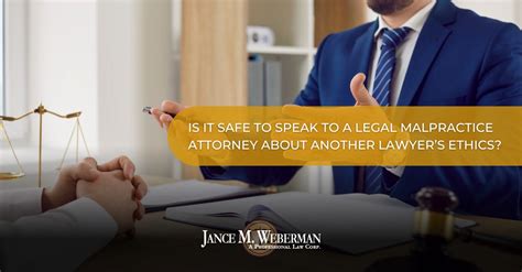 Why You Should Speak To A Legal Malpractice Attorneyjance Weberman