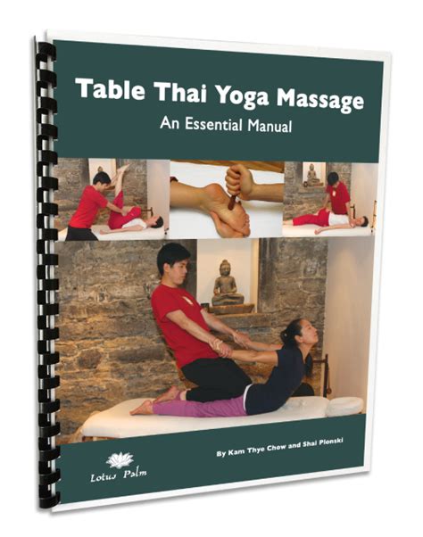 table thai yoga massage lotus palm