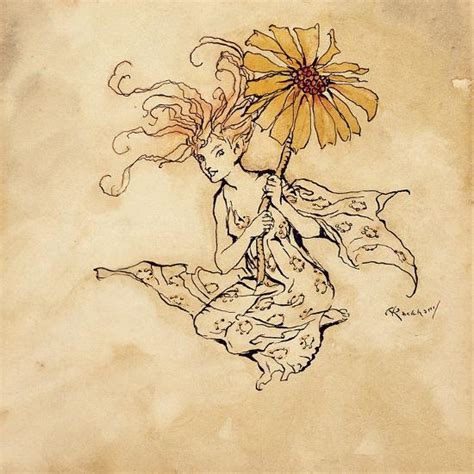 Daisy Fairy Illustration From Peter Pan In Kensington Gardens By J