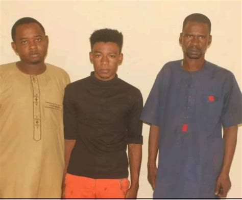 Photo Three Suspected Homosexuals Arrested In Katsina After One Had Sex With Two And Refused To