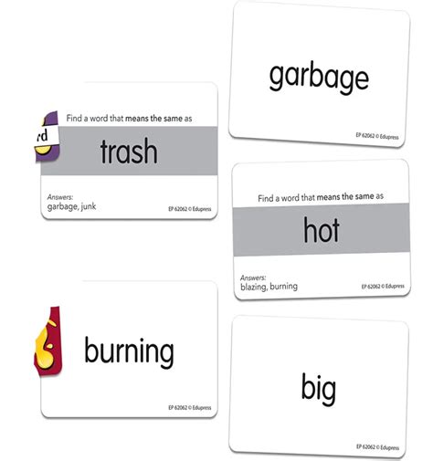 13 Synonyms And Antonyms Board And Card Games For Elementary