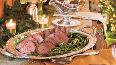 A meal featuring beef tenderloin is. Grand and Gracious Christmas Dinner | Entree recipes, Beef tenderloin, Holiday dinner