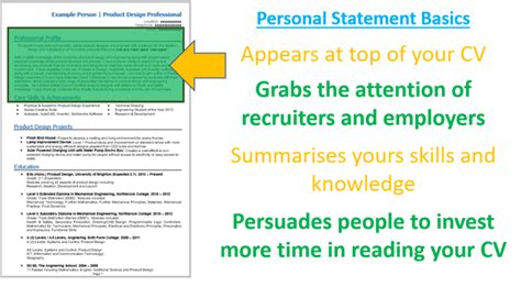 17 Cv Personal Statement Examples 2023 Get More Interviews