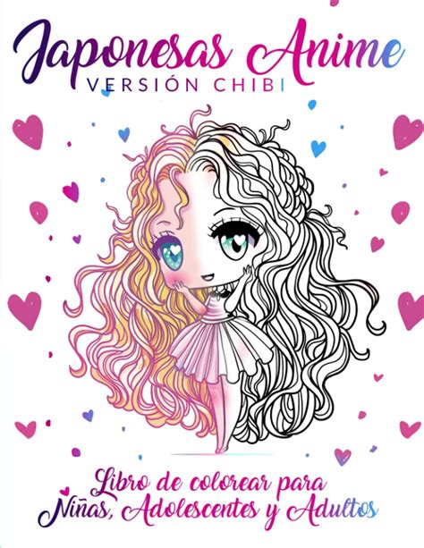 Buy Japonesas Anime Versión Chibi Libro de colorear para niñas adolescentes y adultos Lindas