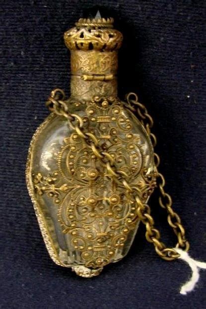 19c Victorian Glass Chatelaine Perfume W Brass Fil Oct 27 2012 Professional Appraisers