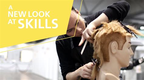 A New Look At Skills 2015 29 Hairdressing Youtube