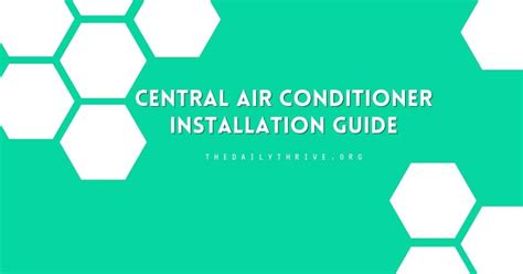 How To Install Central Air Conditioning Homeowners Guide
