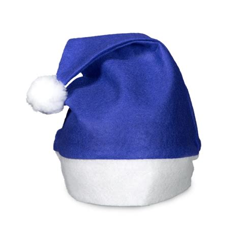 Blue Felt Santa Hat