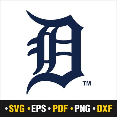 Detroit Tigers Svg Tigers Svg Vector Cut File Cricut Silhouette Pdf Png Dxf Decal Sticker