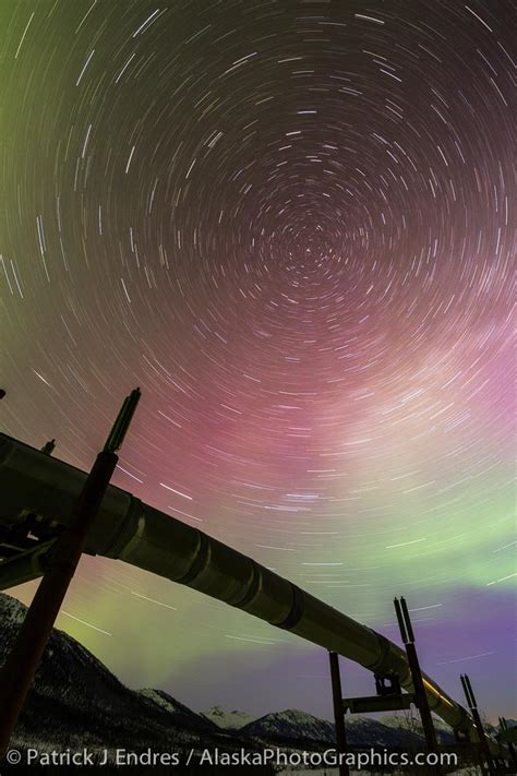 Aurora Star Trails Alaskaphotographics