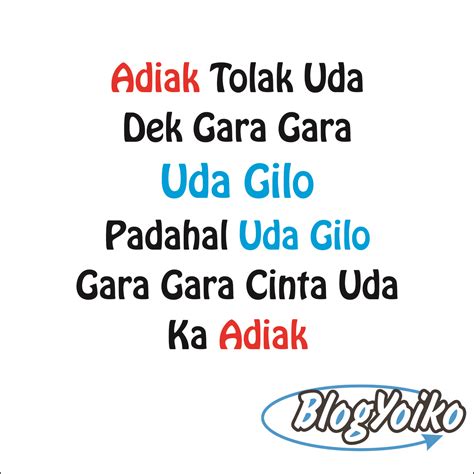 Gambar Kata Kata Lucu Bahasa Minang – pulp