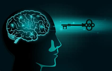 The Secret Key Move Into Human Head With Brain Inside For Unlock Secret