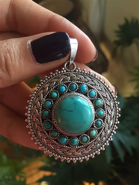 Turquoise Sterling Silver Pendant Finalsilver
