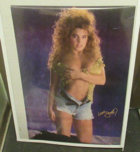 Sandi Korn Poster Vintage Playboy Super Model Hot Rare Oops Early 90s Ebay