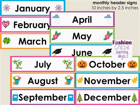 Calendar Names Customize And Print