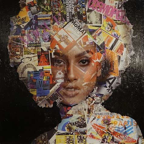 Pop Art Face 2 By Wojtek Babski 2019 Painting Acrylic Collage On