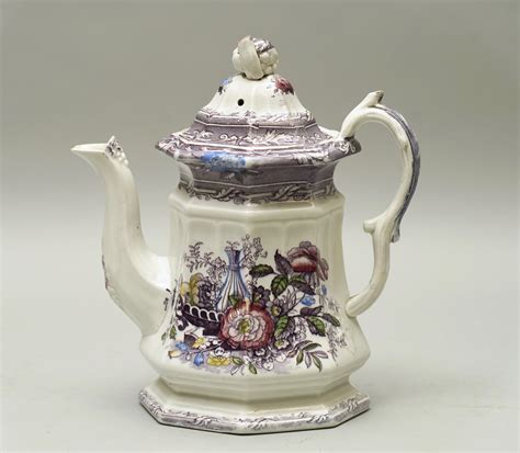 19th Century French Porcelain Tea Pot Antiques Resources Chicago